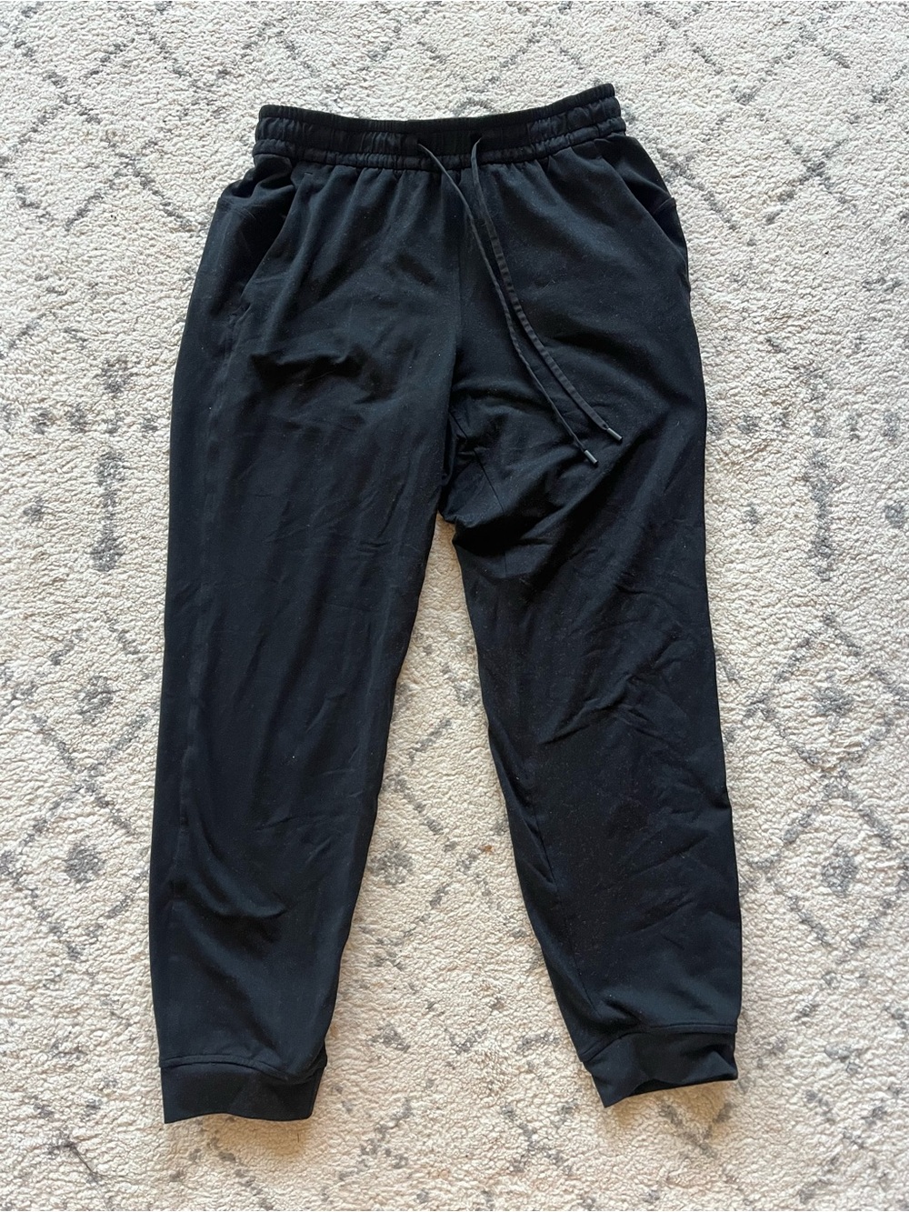 lululemon athletica Black Drawstring Sweatpants
